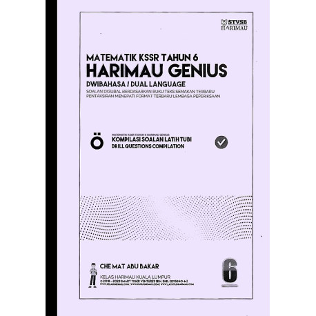 Harimau Genius Matematik Tahun 6 - Kompilasi Soalan Latih Tubi