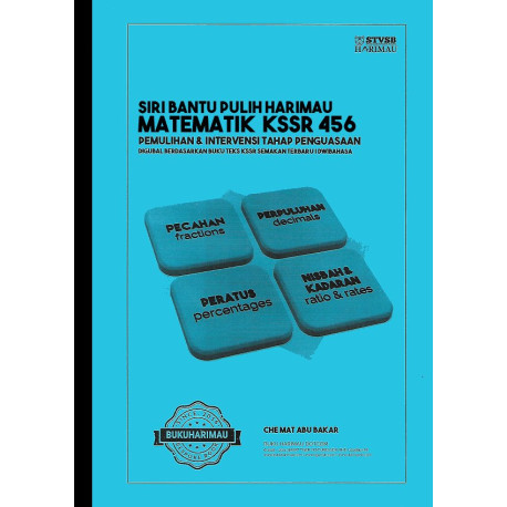 Siri Bantu Pulih Matematik KSSR Harimau - Pecahan, Perpuluhan, Peratus, Nisbah Kadaran